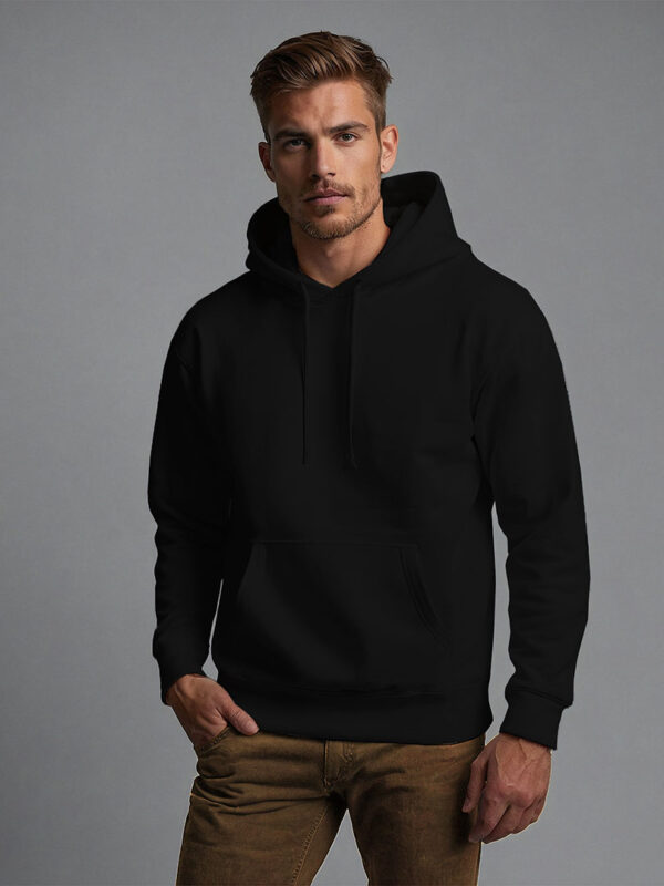 Unleash Adventure with Cotton Black Hoodies for Active Lifestyles - Image 3