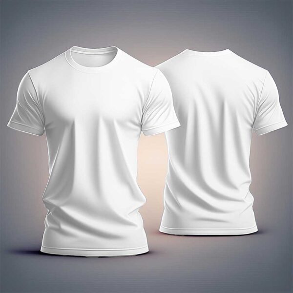 White cotton t-shirts for active people who want to unleash their adventure - Image 2