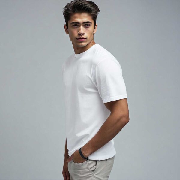 White cotton t-shirts for active people who want to unleash their adventure - Image 4