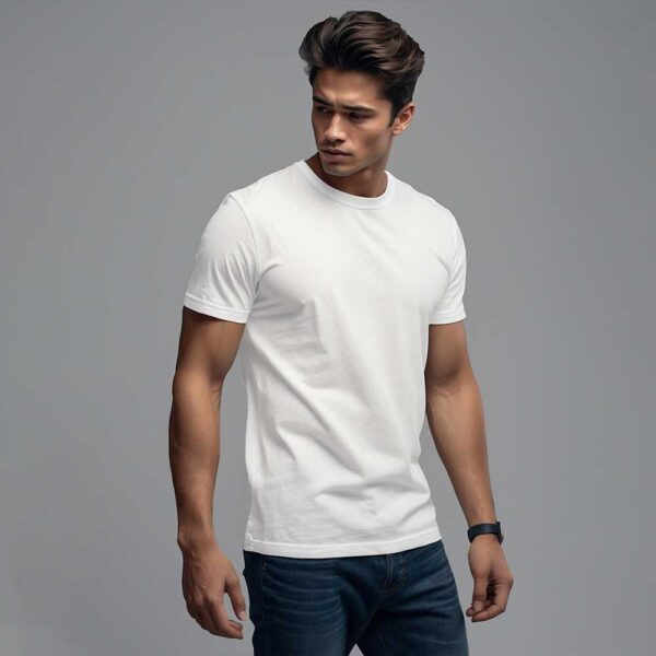 White cotton t-shirts for active people who want to unleash their adventure - Image 5