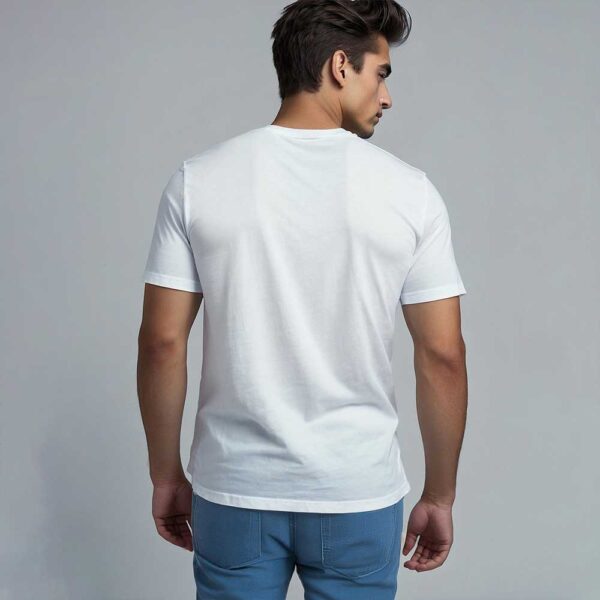 White cotton t-shirts for active people who want to unleash their adventure - Image 6