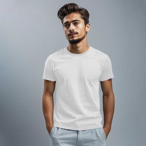 White cotton t-shirts for active people who want to unleash their adventure - Image 7