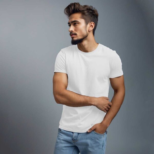 White cotton t-shirts for active people who want to unleash their adventure - Image 8