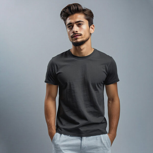 Cotton Dark Gray T-shirts for Active Lifestyles Unleash Adventure - Image 6