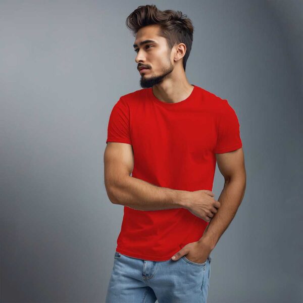 Red Cotton T-Shirts for Adventure and Active Lives