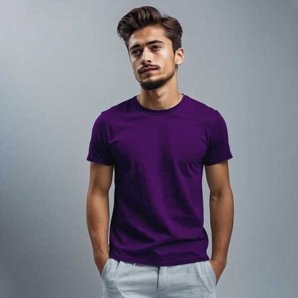 Cotton Purple T-shirts for Adventure and Active Lives