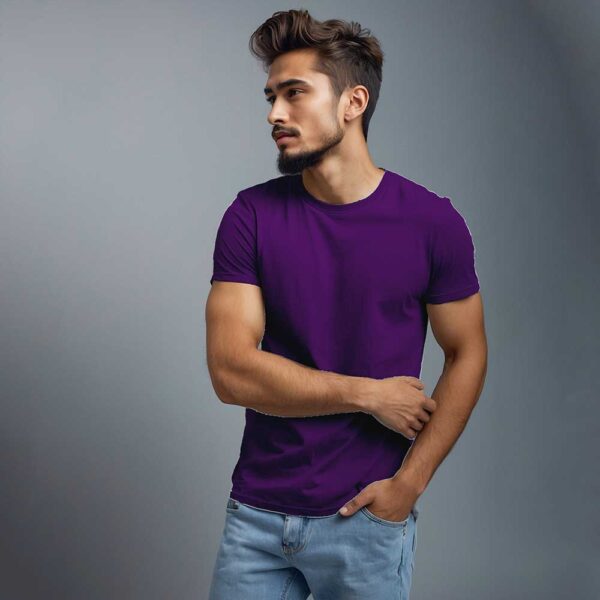 Cotton Purple T-shirts for Adventure and Active Lives - Image 6