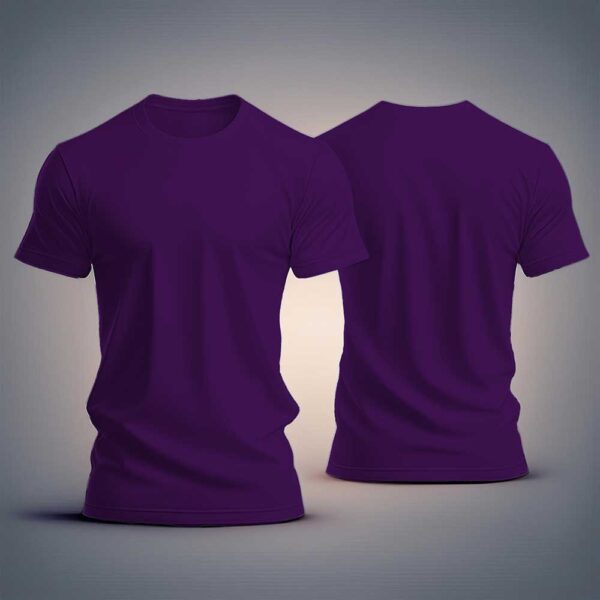 Cotton Purple T-shirts for Adventure and Active Lives - Image 7